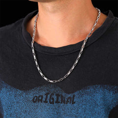 Bikerkette aus Edelstahl mit Kreuz für Herren