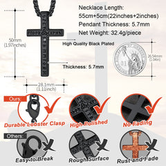Kreuz Halskette Wikinger Rune Amulett Anhänger Männer Frauen