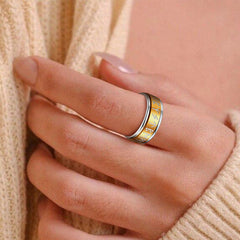 Viking Runes Stainless Steel Ring Men Couple