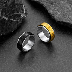 Keltischer Knoten Spinner Ring Drehbarer Ring Herren