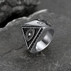 All Seeing Eye Ring Eye Providence Ring Men