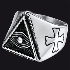 All Seeing Eye Ring Eye Providence Ring Men