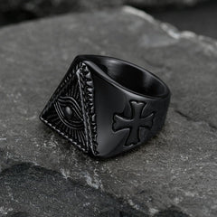 All Seeing Eye Ring Eye Providence Ring Men