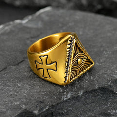 All Seeing Eye Ring Eye Providence Ring Men