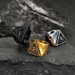All Seeing Eye Ring Eye Providence Ring Men