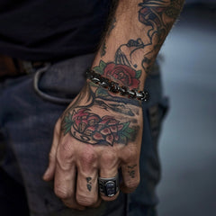 Pulseira Chunky Dragon Chain em Aço Inoxidável