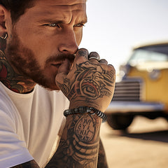 Pulseira Viking Snake Jrmungandr de Aço Inoxidável