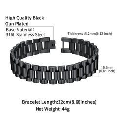 15MM klobiges Uhrenarmband Kettenarmband