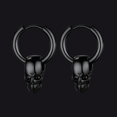 Coole Totenkopf-Creolen für Männer und Frauen