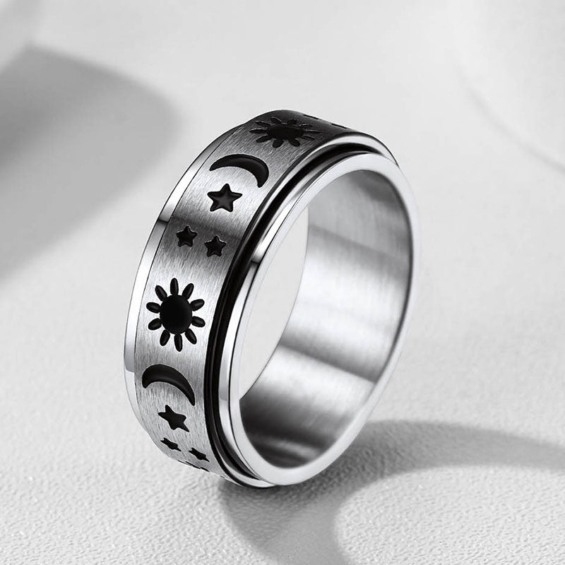 casaivy Ring Mond Stern Sonne