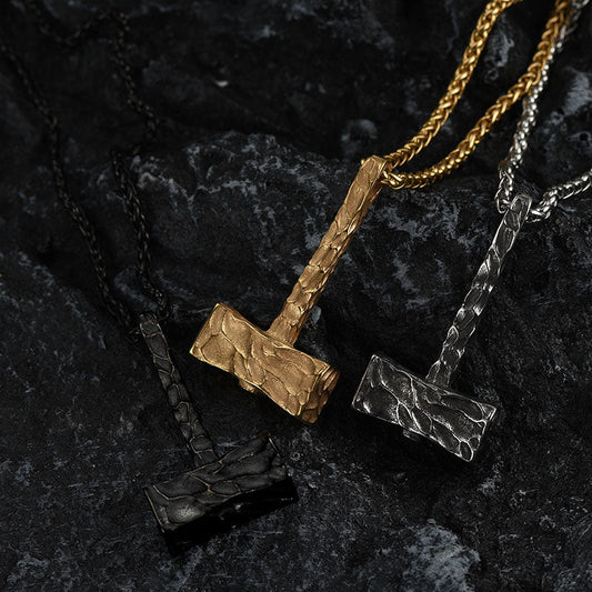 Wikinger Mjolnir Thors Hammer Halskette Herren