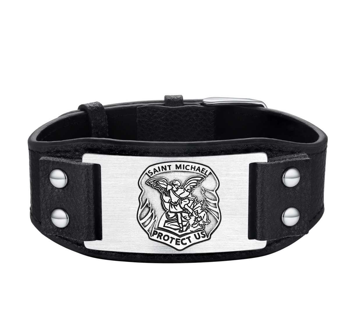 Saint Michael Lederarmband Geschenkarmband