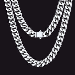 To My Man Miami Cuban Link Chain Halskette, Geburtstags- oder Jubiläumsgeschenk für ihn