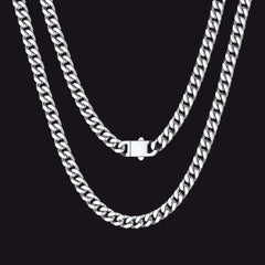 To My Man Miami Cuban Link Chain Halskette, Geburtstags- oder Jubiläumsgeschenk für ihn