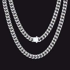 To My Man Miami Cuban Link Chain Halskette, Geburtstags- oder Jubiläumsgeschenk für ihn