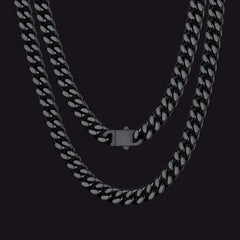 To My Man Miami Cuban Link Chain Halskette, Geburtstags- oder Jubiläumsgeschenk für ihn