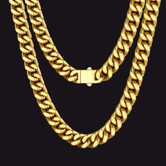 To My Man Miami Cuban Link Chain Halskette, Geburtstags- oder Jubiläumsgeschenk für ihn