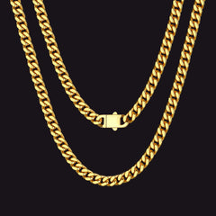 To My Man Miami Cuban Link Chain Halskette, Geburtstags- oder Jubiläumsgeschenk für ihn