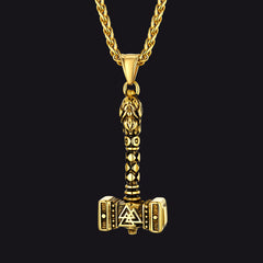 Thors Martelo Colar Viking Mjolnir Charme Masculino