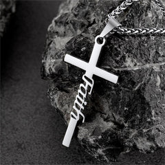 Christian Faith Kreuz Halskette Anhänger Männer Frauen