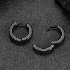 Brincos de argola Huggie com runas nórdicas Viking Runas nórdicas para homens e mulheres