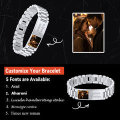 Personalisiertes Armband mit Armband und Kette