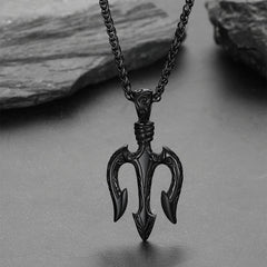 Poseidon Dreizack Halskette Antikes Griechenland Amulett Anhänger