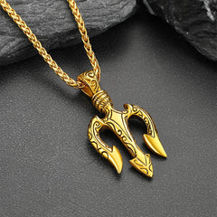 Poseidon Dreizack Halskette Antikes Griechenland Amulett Anhänger